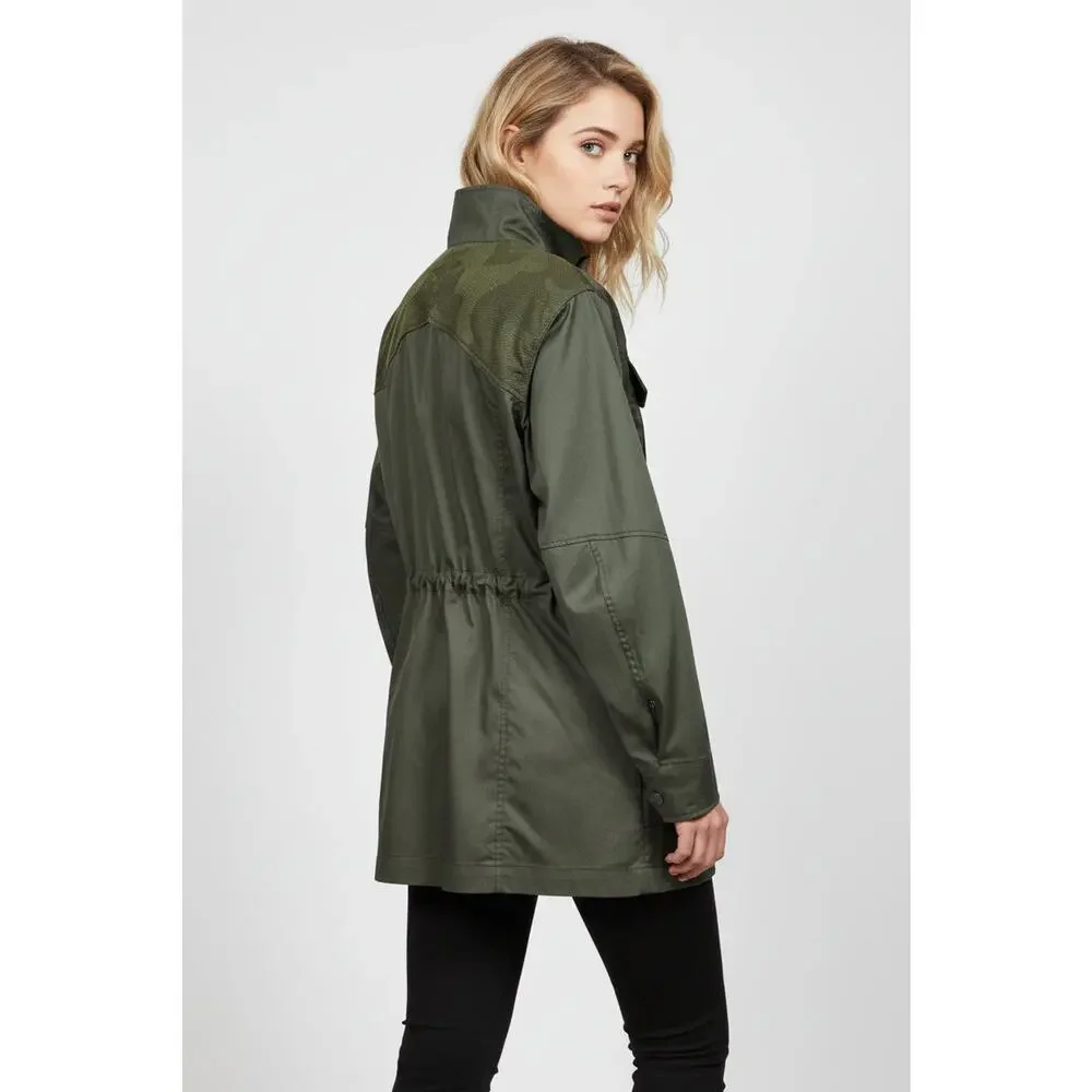 G-Star RAW Deline PST Green Cotton Field Jacket Women’s Large